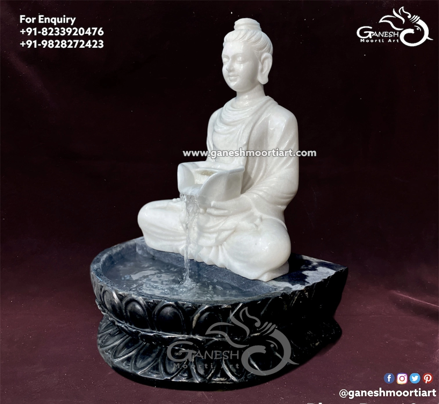 Buddha Marble Statue Water Fountain Buddha Marble Statue Water Fountain