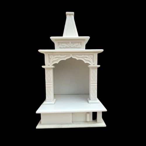 White marble mandir for home